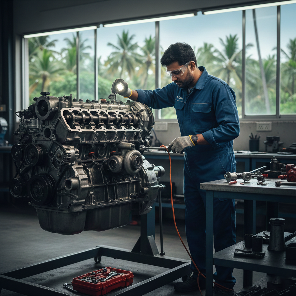 Mahindra Powerol trained engineers providing DG service Cherthala